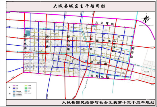 大城县县城西总体规划图片